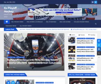 Itsplayoffhockey.com(Its Playoff Hockey News) Screenshot