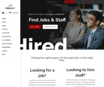 Itsquest.com(ITSQuest Professional Staffing Company) Screenshot