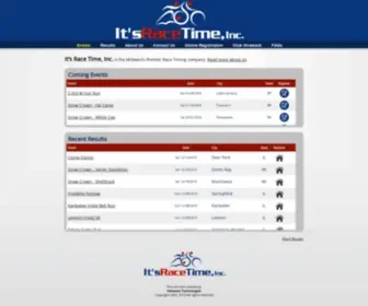 Itsracetime.com(It's Race Time) Screenshot