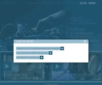 Itsright.it(ITSRIGHT i diritti connessi degli artisti e dei produttori) Screenshot