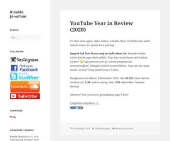 Itsrinaldo.net(Rinaldo Jonathan) Screenshot
