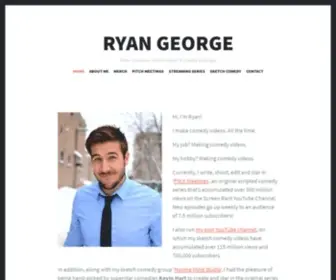 Itsryangeorge.com(Writer, comedian, video producer & creative kinda guy) Screenshot