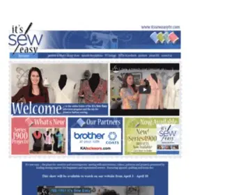 Itsseweasytv.com(It’s sew easy) Screenshot