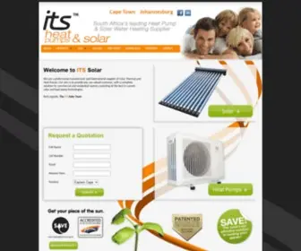 Itssolar.co.za(Solar Heating) Screenshot