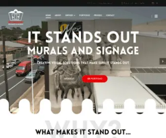 Itstandsout.com(Best Graffiti Art & Mural Artists Melbourne) Screenshot
