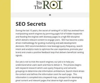 Itstheroi.com(San Francisco SEO) Screenshot