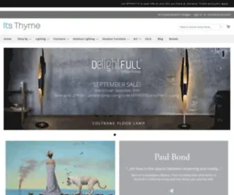 Itsthyme.com(It's Thyme Modern Designs) Screenshot