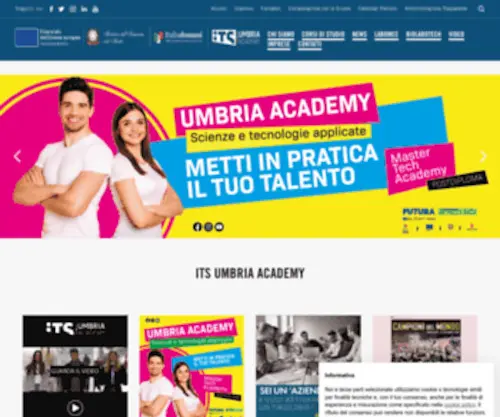 Itsumbria.it(ITS Umbria Academy) Screenshot