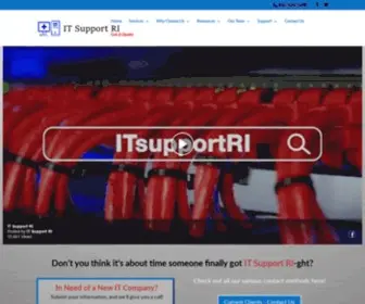 Itsupportri.com(IT Support RI is what we provide to local Rhode Island SMB) Screenshot