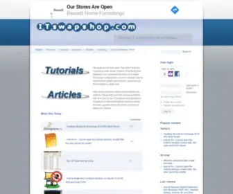 Itswapshop.com(Where IT information flows freely) Screenshot