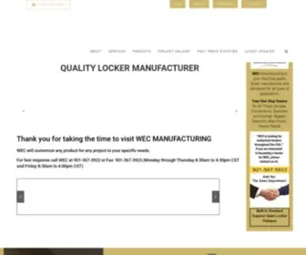 Itswec.com(Locker Manufacturer) Screenshot