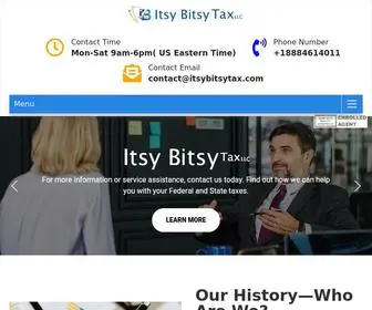 Itsybitsytax.com(Itsy Bitsy Tax LLC) Screenshot