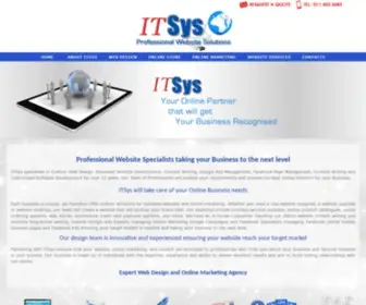 Itsysweb.co.za(Web Design Company) Screenshot