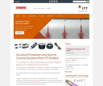 ITT-Infrastructure.com(ITT Enidine) Screenshot