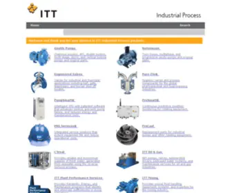 IttacPump.com(ITT Industrial Products) Screenshot