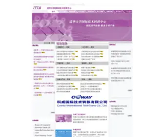 ITTC.com.cn(清华大学国际技术转移中心) Screenshot