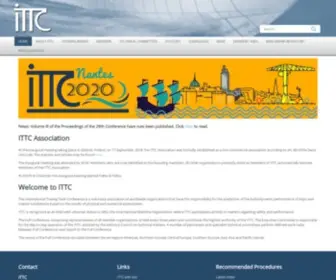 ITTC.info(The International Towing Tank Conference) Screenshot