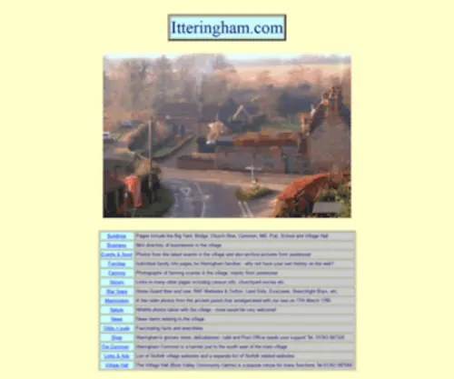 Itteringham.com(Itteringham) Screenshot