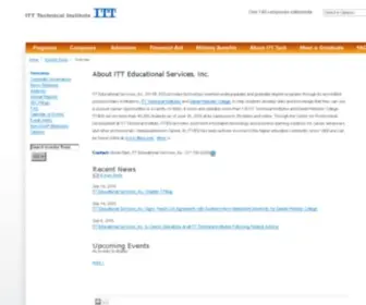 Ittesi.com(ITT Educational Services) Screenshot