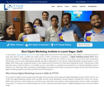 Ittrainingcoursedelhi.in(Best Digital Marketing Institute in Laxmi Nagar) Screenshot