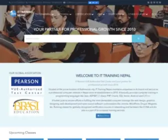Ittrainingnepal.com(Computer Training Institute) Screenshot