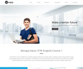 Ittrenglishcourse.com(Kursus Les Belajar Bahasa Inggris Pekanbaru Riau) Screenshot