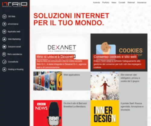Ittrio.com(Siti web Brescia) Screenshot