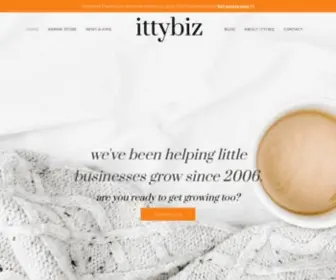 Ittybiz.com(Marketing tips) Screenshot