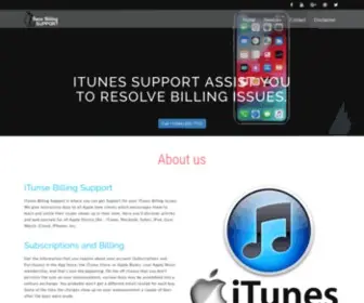 Itunsebillingsupport.com(ITunes Billing Customer Support) Screenshot