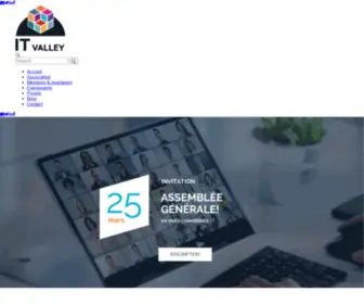 Itvalley.ch(L'association du digital fribourgeois) Screenshot