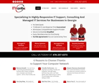 Itvantix.com(IT Services & IT Support Atlanta) Screenshot