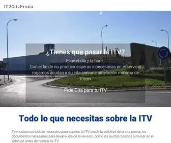 Itvrinasa.com(Cita Previa ITV Navarra y La Rioja) Screenshot