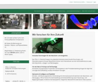 ITW-Chemnitz.de(Startseite) Screenshot