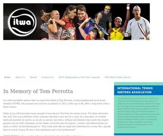 Itwa.org(International Tennis Writers Association) Screenshot