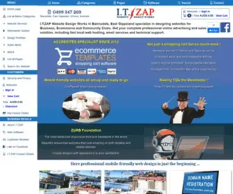 Itzap.com.au(I.T.ZAP Website Design) Screenshot