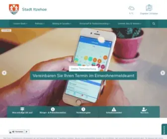 Itzehoe.de(Stadt Itzehoe) Screenshot