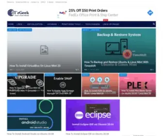 Itzgeek.com(Linux, Windows, Virtualization, OpenSource & Blogging) Screenshot