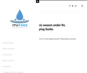 Itzpure.com(Your Destination To Purity) Screenshot