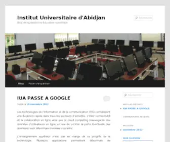 Iuaci.org(INSTITUT UNIVERSITAIRE D'ABIDJAN) Screenshot