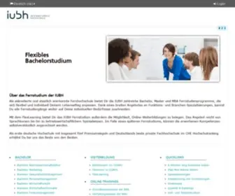 Iubh-Onlineexams.de(Moodle) Screenshot