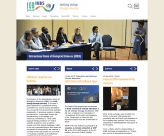 Iubs.org(International Union of Biological Sciences (IUBS)) Screenshot