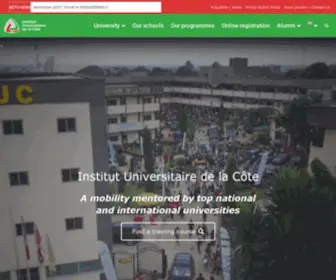 Iuc-Univ.com(Institut Universitaire de la C) Screenshot