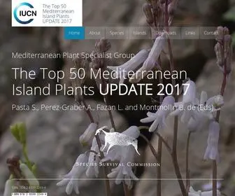 Iucn-MPSG.org(IUCN Top 50) Screenshot