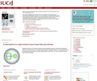 Iucrj.org((IUCr) IUCrJ) Screenshot