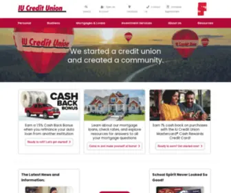 Iucu.org(Indiana University Credit Union) Screenshot