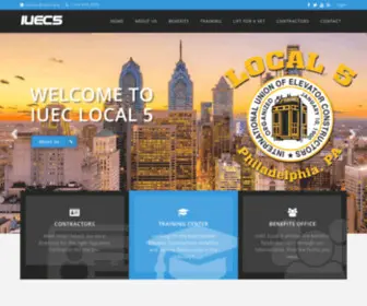 Iuec5.com(IUEC Local 5) Screenshot