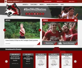 Iueredwolves.com(Indiana University East Athletics) Screenshot