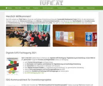 Iufe.at(Institut für Umwelt) Screenshot