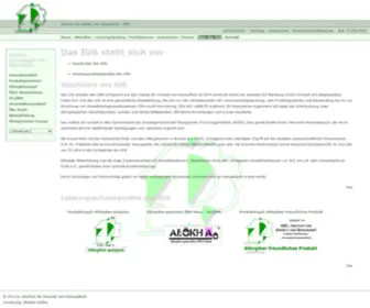 Iug-Umwelt-Gesundheit.de(öffentliche Einrichtungen) Screenshot