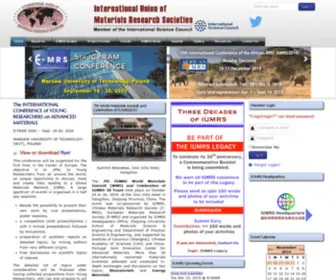 Iumrs.org(IUMRS) Screenshot